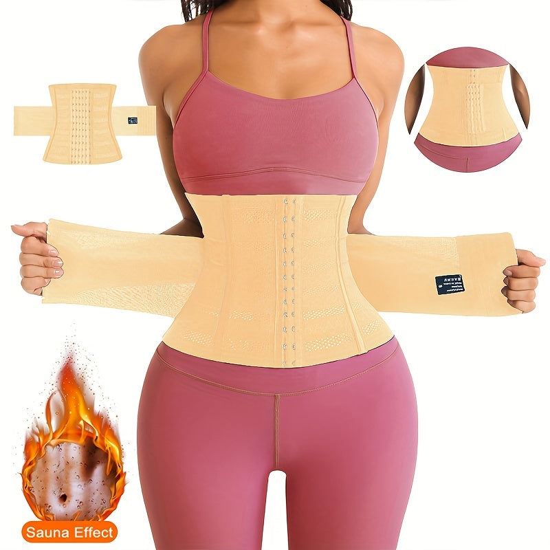 Abdominal Belt for Women Double Layer Reinforced Waist Shaper Body Shaper Waist Trainer
