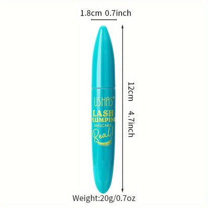 Voluminous Mascara - Water-Resistant Formula with Full and Luscious Lashes, Natural-Looking Definition, Extreme Length and Volume, Smudge-Proof, Flake-Free, and All-Day Wear - Intense Black Pigment, Lasts from Morning to Nigh