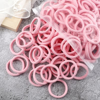 50pcs/Set Women   Basic Hair Bands 1.57inch Simple Solid Colors Elastic Headband Hair Ropes Ties Hair Accessories Ponytail Holder