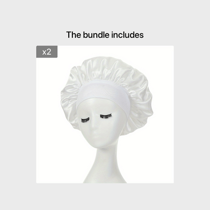 Awegeo Women'S Pink Satin Bonnet - Soft, Comfortable Sleep Cap with Ruffled Design, Oil-Free Polyester, Perfect for Hair Protection and Styling, Hair Protection Cap | Ruffled Bonnet | Oilfree Material