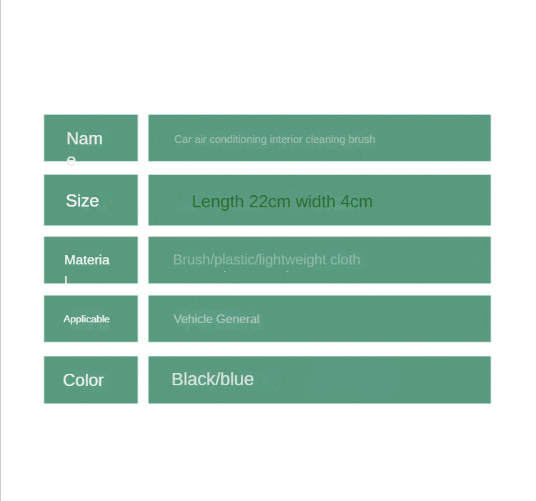 Effortlessly Clean Your Car's Interior with this Soft Brush Air Conditioner Cleaning Tool!