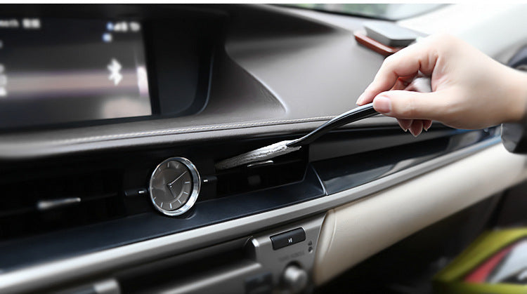Effortlessly Clean Your Car's Interior with this Soft Brush Air Conditioner Cleaning Tool!