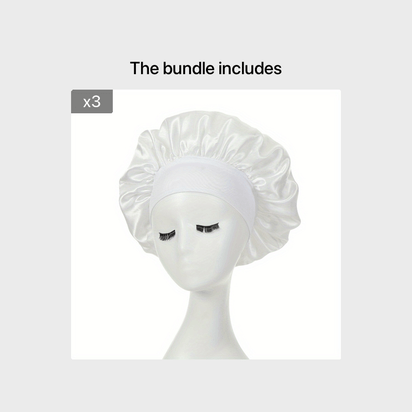 Awegeo Women'S Pink Satin Bonnet - Soft, Comfortable Sleep Cap with Ruffled Design, Oil-Free Polyester, Perfect for Hair Protection and Styling, Hair Protection Cap | Ruffled Bonnet | Oilfree Material