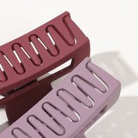 4pcs Strong Hold Hair Claw for Women - Medium Rectangle Clip with Non-Slip Grip for Thick and Thin Hair - Cute and Stylish Jaw Clip for Hair Styling Accessories