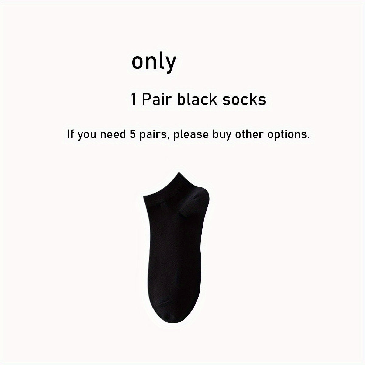 Women'S Classic Invisible Socks, Solid Color, Polyester 94% Spandex 6%, Knit Fabric, 200g/m², Hand Wash, for Women