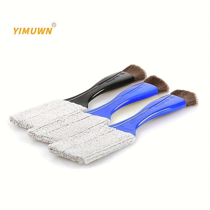 Effortlessly Clean Your Car's Interior with this Soft Brush Air Conditioner Cleaning Tool!