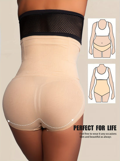 1 Pcs High Waist Shaping Panties Waist Trainer Body Shaper Tummy Sheath Woman Flat Belly Control Panties Hip Butt Lifter Briefs Panty Women Underwear Shapewear