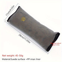 Soft Auto Seat Strap Headrest Neck Support - Car Seat Belt Pillow, Shoulder Pads, Safety Belt Protector Cushion, Comfortable Fabric Material for Enhanced Comfort and Safety, Car Comfort Accessory | Sun Design Pillow | Durable