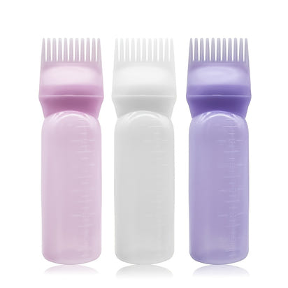 1pc Plastic Dry Cleaning Bottle For Hair Dyeing And Washing Bottle With Graded Thickening Hair Dyeing Bottle For Hair Dyeing Cream Bottle For Perm