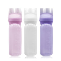 1pc Plastic Dry Cleaning Bottle For Hair Dyeing And Washing Bottle With Graded Thickening Hair Dyeing Bottle For Hair Dyeing Cream Bottle For Perm