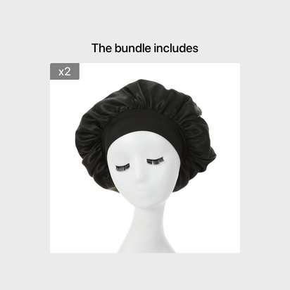 Awegeo Women'S Pink Satin Bonnet - Soft, Comfortable Sleep Cap with Ruffled Design, Oil-Free Polyester, Perfect for Hair Protection and Styling, Hair Protection Cap | Ruffled Bonnet | Oilfree Material