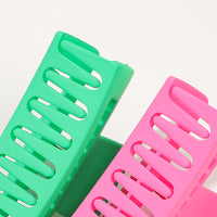 4pcs Strong Hold Hair Claw for Women - Medium Rectangle Clip with Non-Slip Grip for Thick and Thin Hair - Cute and Stylish Jaw Clip for Hair Styling Accessories