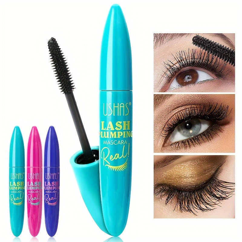 Voluminous Mascara - Water-Resistant Formula with Full and Luscious Lashes, Natural-Looking Definition, Extreme Length and Volume, Smudge-Proof, Flake-Free, and All-Day Wear - Intense Black Pigment, Lasts from Morning to Nigh