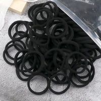 50pcs/Set Women   Basic Hair Bands 1.57inch Simple Solid Colors Elastic Headband Hair Ropes Ties Hair Accessories Ponytail Holder