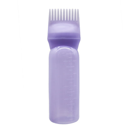 1pc Plastic Dry Cleaning Bottle For Hair Dyeing And Washing Bottle With Graded Thickening Hair Dyeing Bottle For Hair Dyeing Cream Bottle For Perm