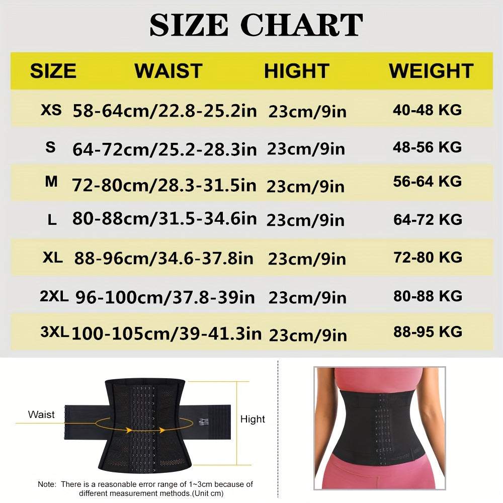 Abdominal Belt for Women Double Layer Reinforced Waist Shaper Body Shaper Waist Trainer
