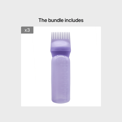 1pc Plastic Dry Cleaning Bottle For Hair Dyeing And Washing Bottle With Graded Thickening Hair Dyeing Bottle For Hair Dyeing Cream Bottle For Perm