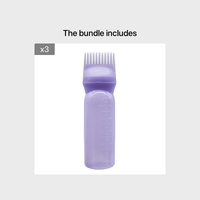 1pc Plastic Dry Cleaning Bottle For Hair Dyeing And Washing Bottle With Graded Thickening Hair Dyeing Bottle For Hair Dyeing Cream Bottle For Perm