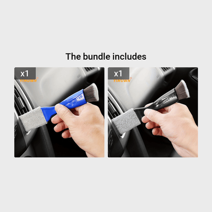 Effortlessly Clean Your Car's Interior with this Soft Brush Air Conditioner Cleaning Tool!