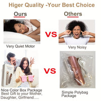 Conduroma Women's At- Painless Hair Removal Device - Portable Facial & Body Epilator with - Lithium, -C, Shaver & Epilator for Sensitive Beige, Compact & Hygienic Design