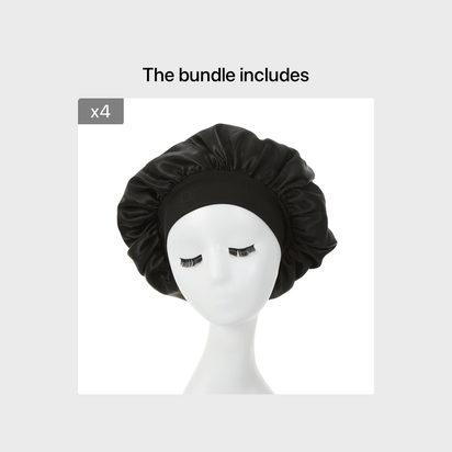 Awegeo Women'S Pink Satin Bonnet - Soft, Comfortable Sleep Cap with Ruffled Design, Oil-Free Polyester, Perfect for Hair Protection and Styling, Hair Protection Cap | Ruffled Bonnet | Oilfree Material