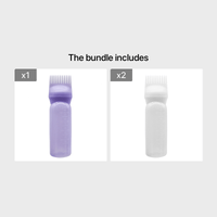 1pc Plastic Dry Cleaning Bottle For Hair Dyeing And Washing Bottle With Graded Thickening Hair Dyeing Bottle For Hair Dyeing Cream Bottle For Perm