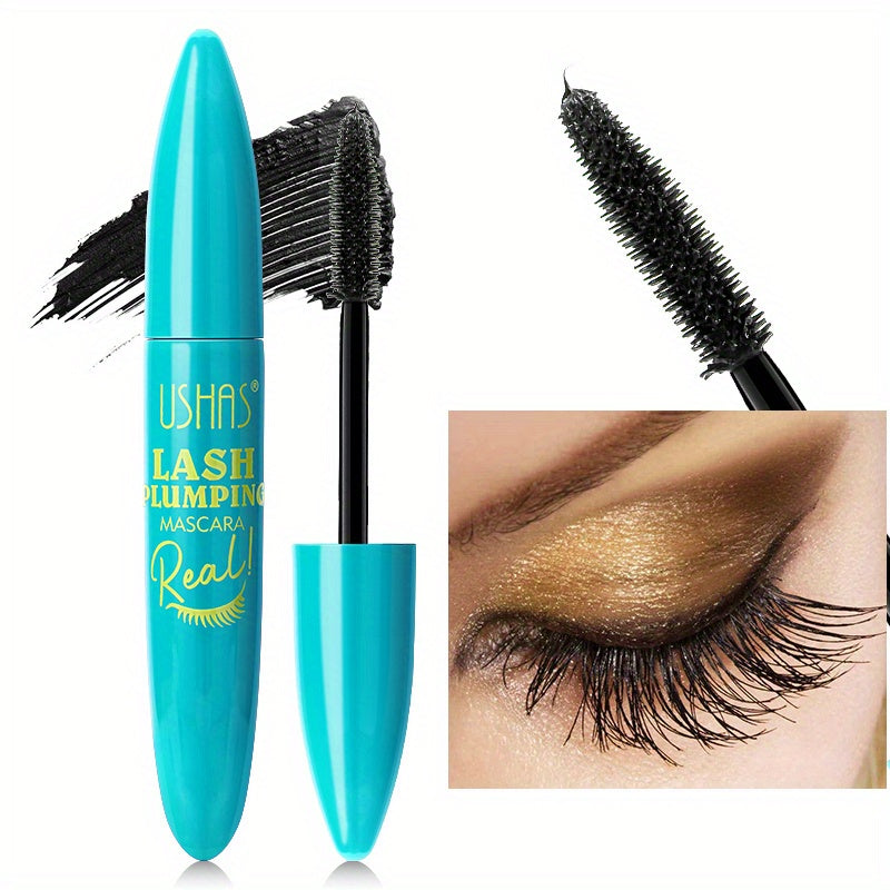 Voluminous Mascara - Water-Resistant Formula with Full and Luscious Lashes, Natural-Looking Definition, Extreme Length and Volume, Smudge-Proof, Flake-Free, and All-Day Wear - Intense Black Pigment, Lasts from Morning to Nigh