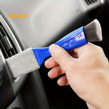 Effortlessly Clean Your Car's Interior with this Soft Brush Air Conditioner Cleaning Tool!