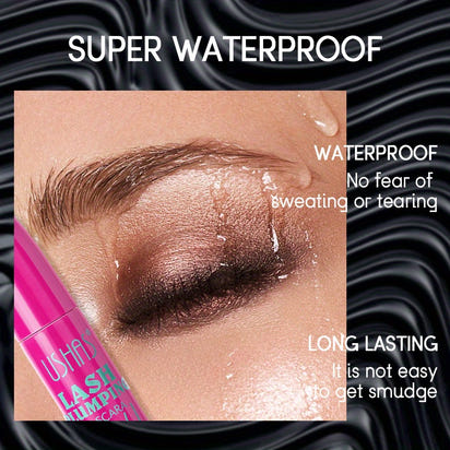 Voluminous Mascara - Water-Resistant Formula with Full and Luscious Lashes, Natural-Looking Definition, Extreme Length and Volume, Smudge-Proof, Flake-Free, and All-Day Wear - Intense Black Pigment, Lasts from Morning to Nigh