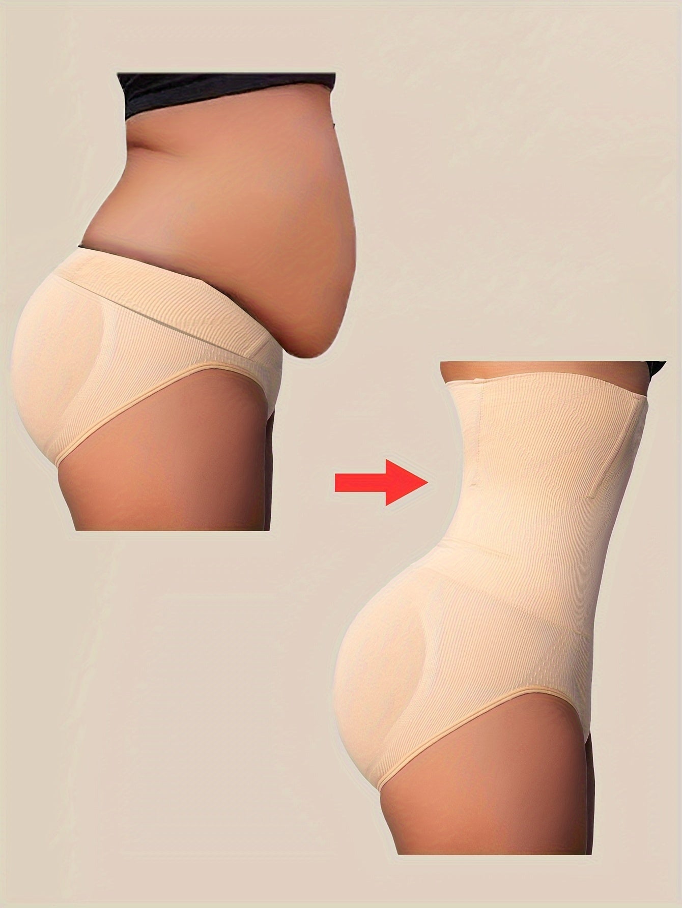 1 Pcs High Waist Shaping Panties Waist Trainer Body Shaper Tummy Sheath Woman Flat Belly Control Panties Hip Butt Lifter Briefs Panty Women Underwear Shapewear
