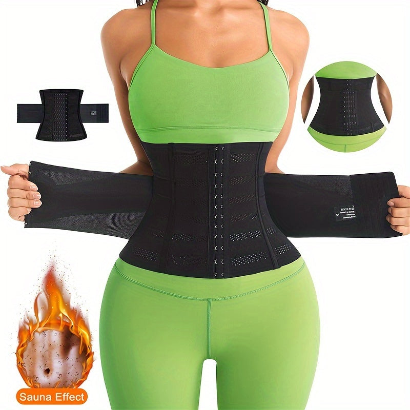 Abdominal Belt for Women Double Layer Reinforced Waist Shaper Body Shaper Waist Trainer