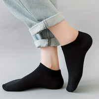Women'S Classic Invisible Socks, Solid Color, Polyester 94% Spandex 6%, Knit Fabric, 200g/m², Hand Wash, for Women